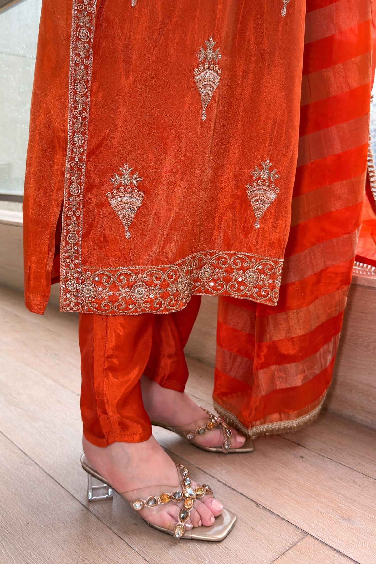 Anjani Hand Embroidered Suit Set