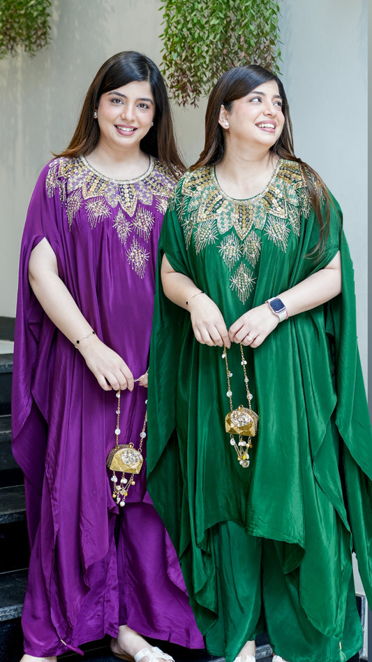 Saisha Embroidered Co ord Set