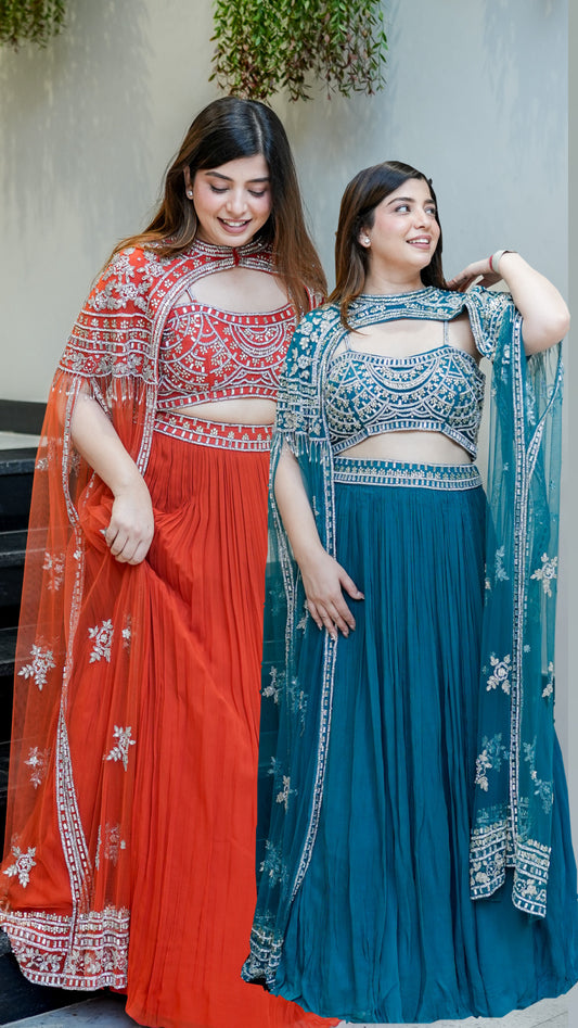 Kishwer Hand Embroidered Three Piece Set