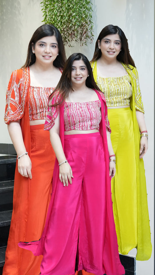 Ramaya Embroidered Three Piece Set