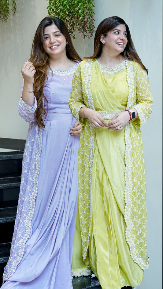 Taari Hand Embroidered Three Piece Set