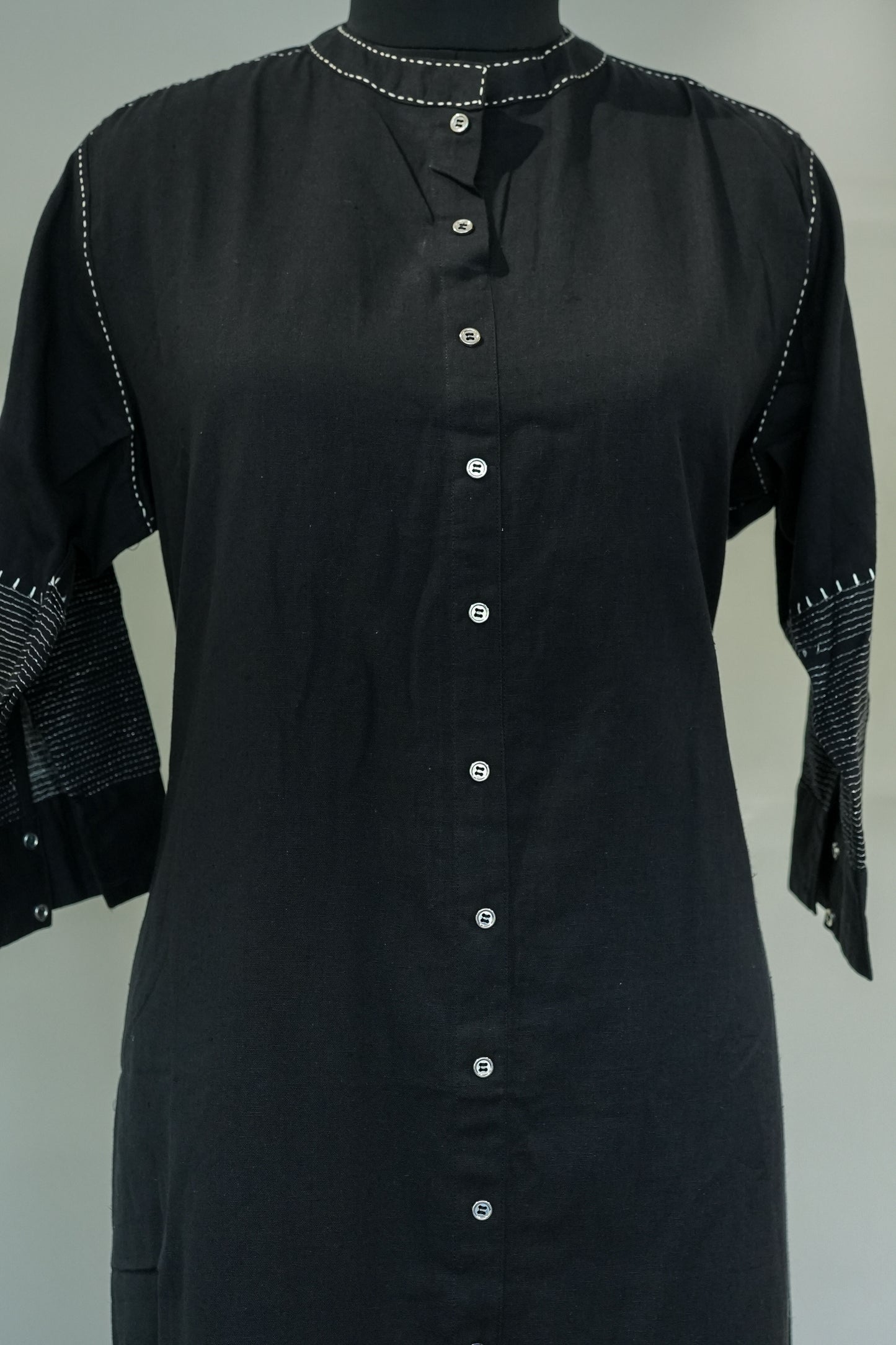 Black Thread Work Kurta