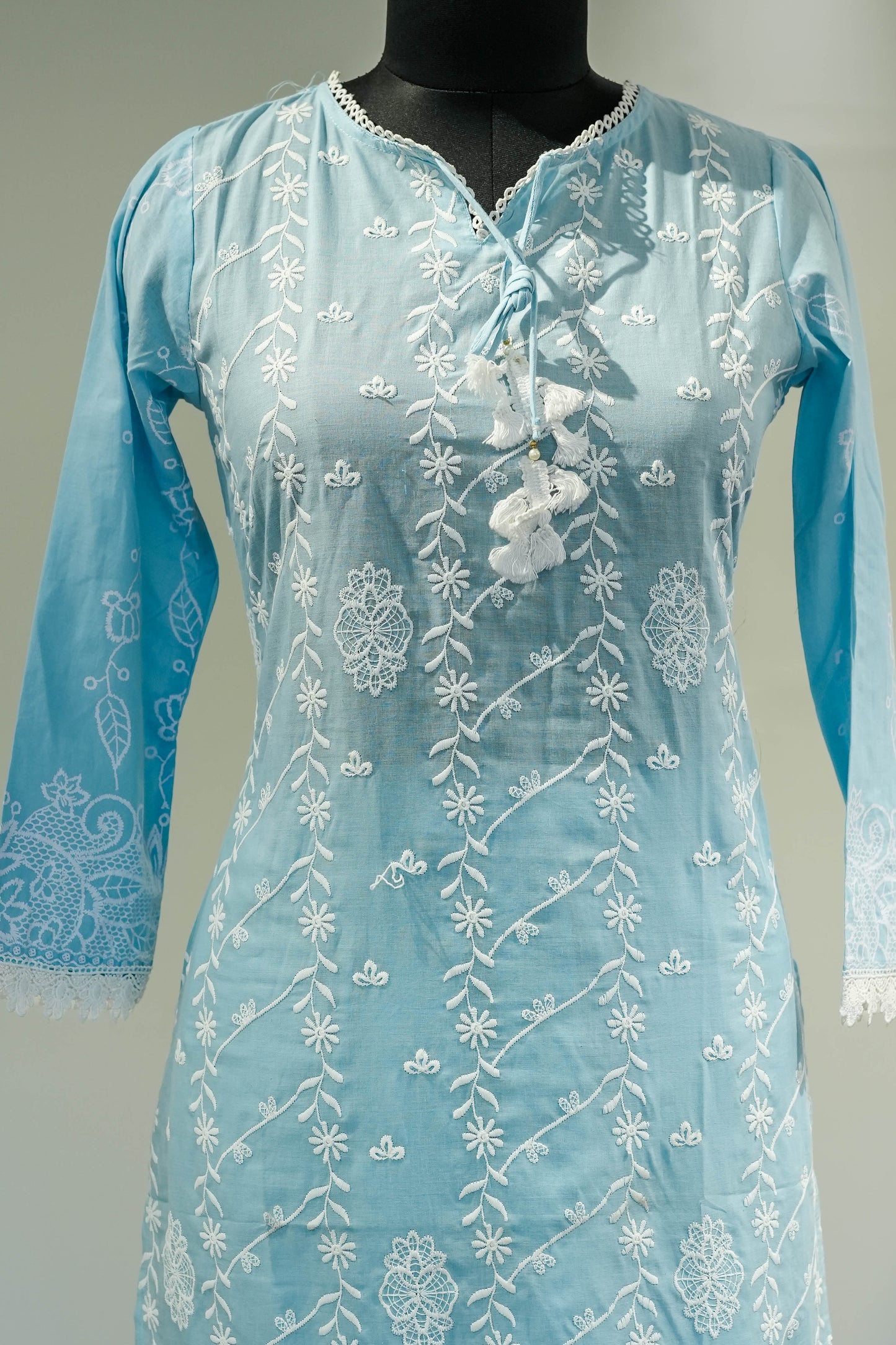 Sawrika Schiffli Work Suit Set