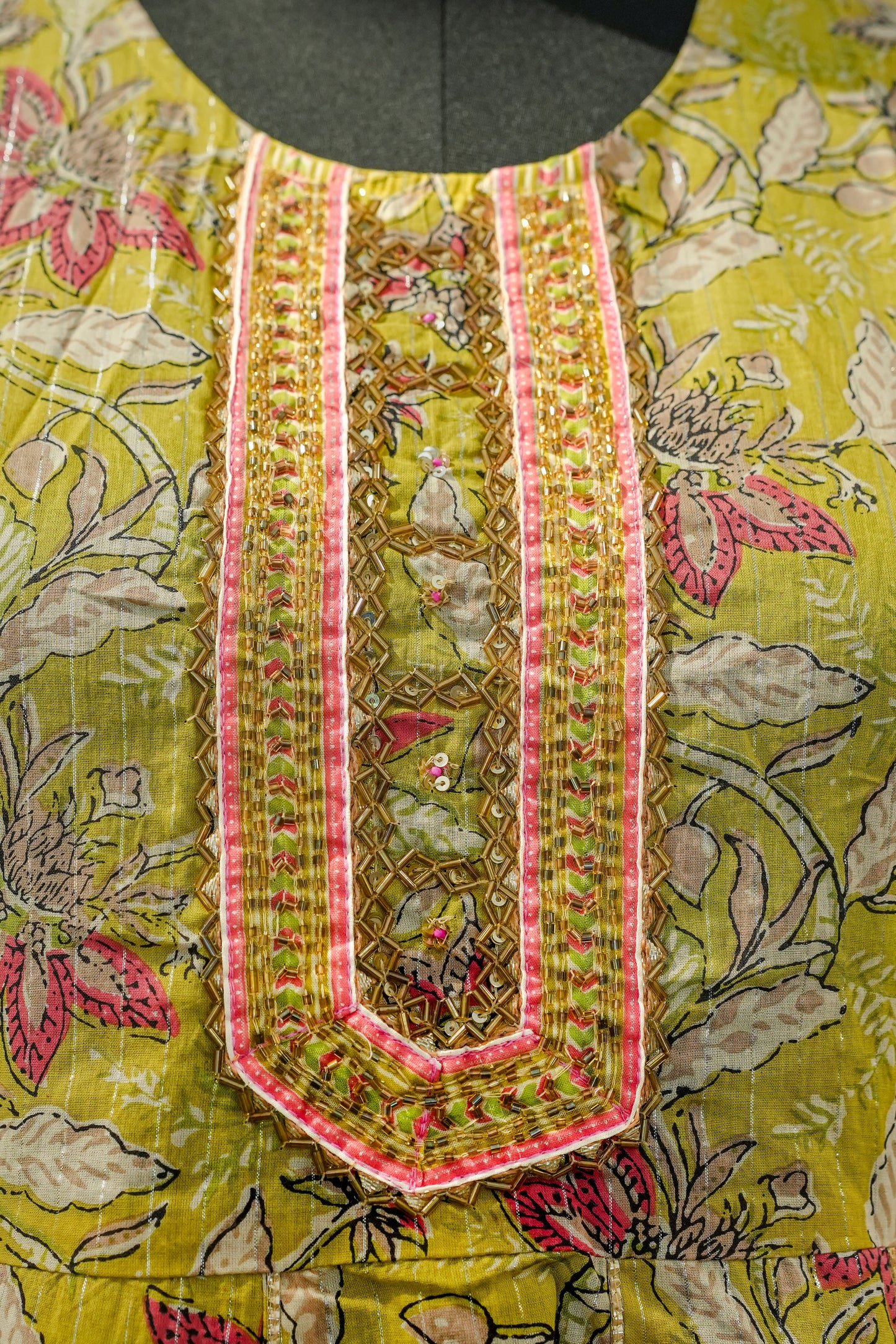 Sabha Floral Printed Anarkali Suit Set