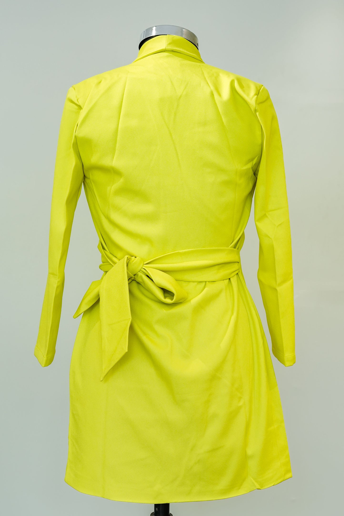 Neon Green Blazer Dress