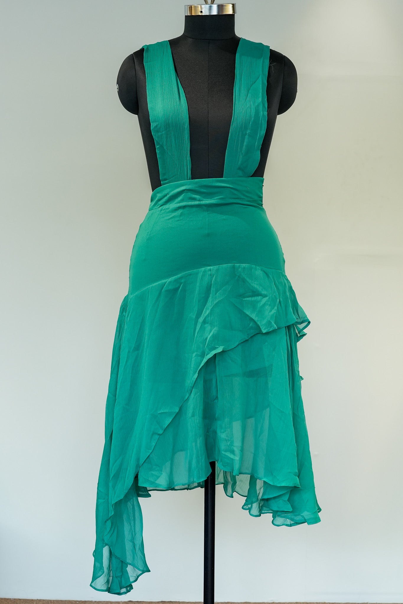Deep V Layered Chiffon Midi (without Tshirt)