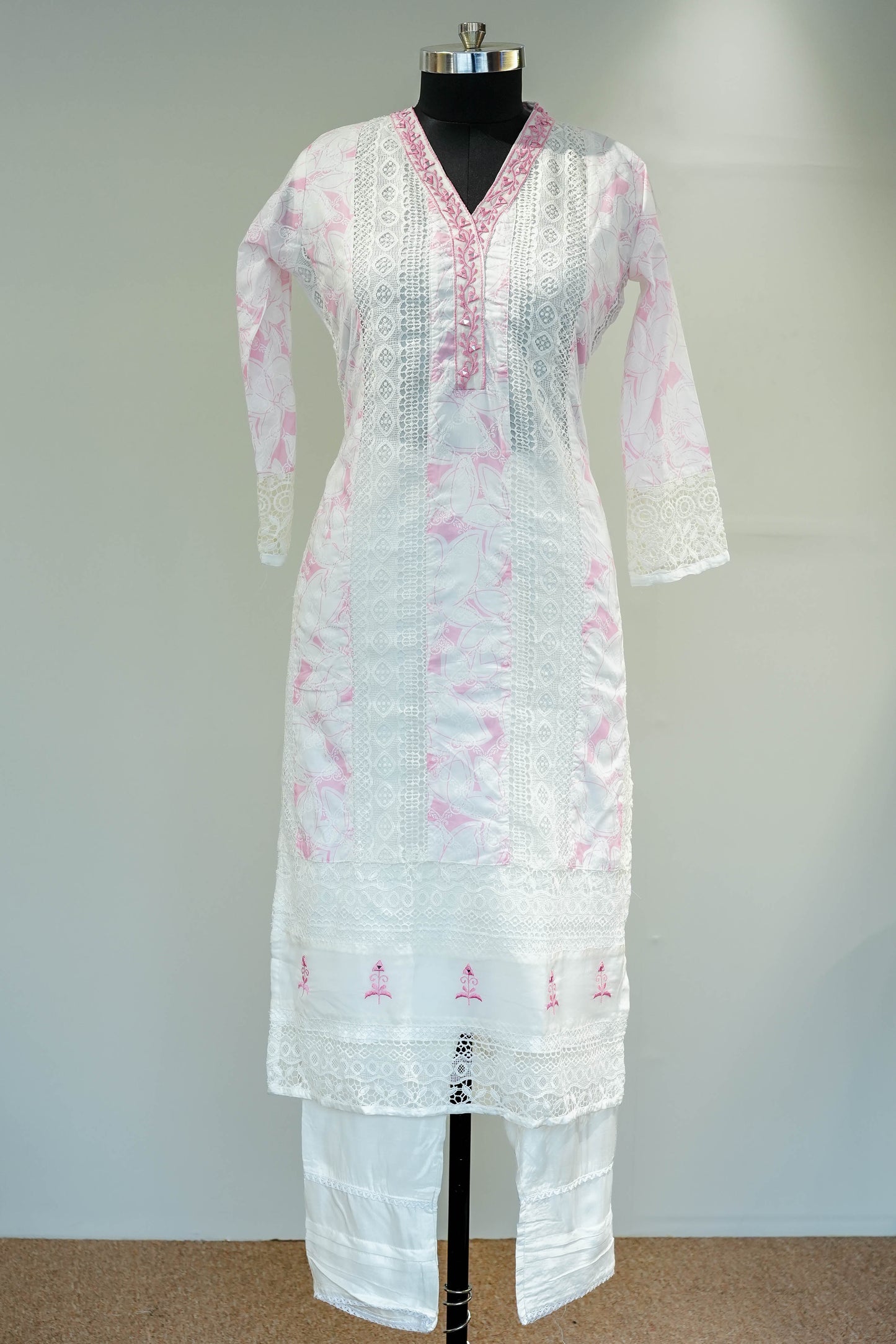 Shubhi Floral Embroidered Suit Set