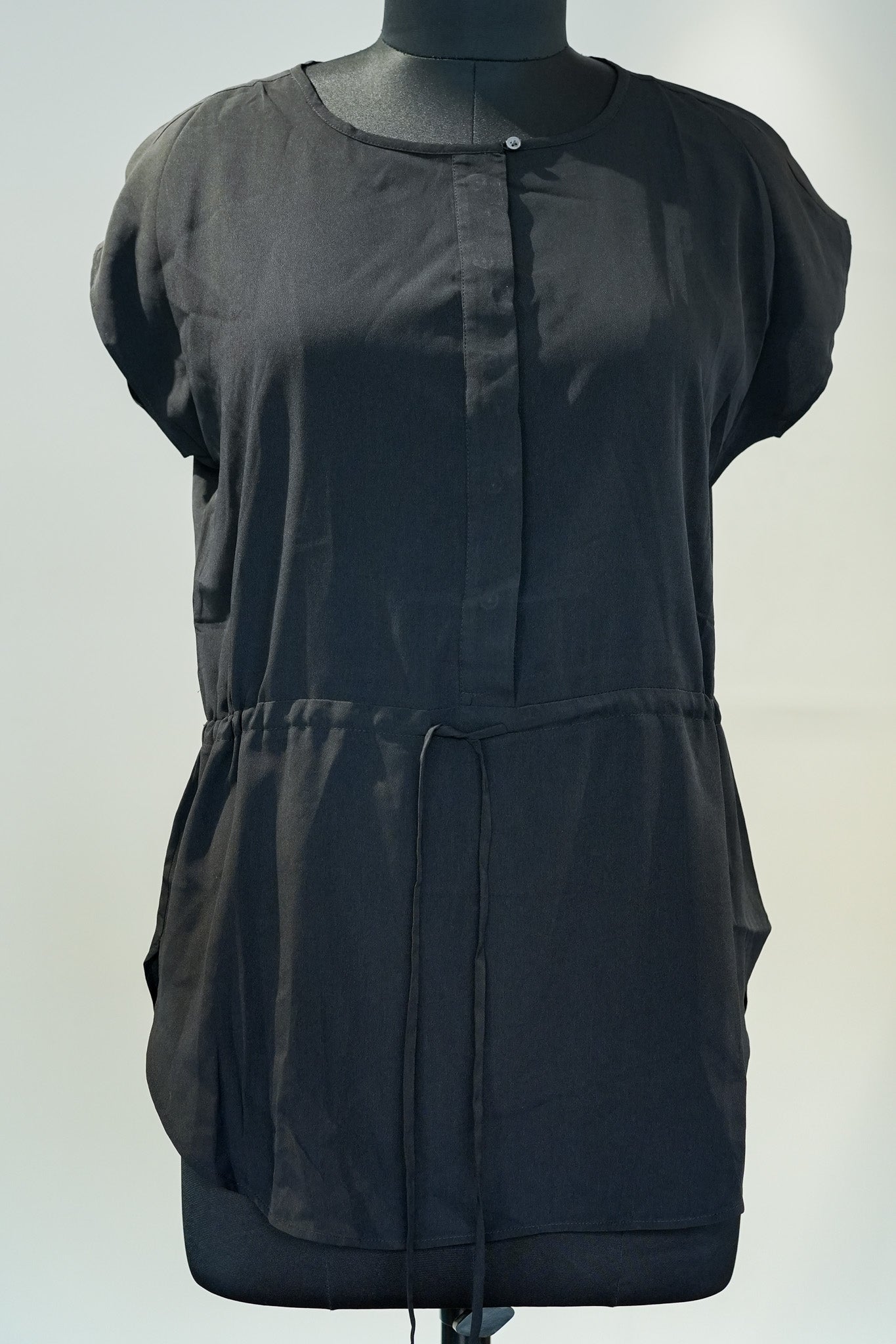 Black Satin Top