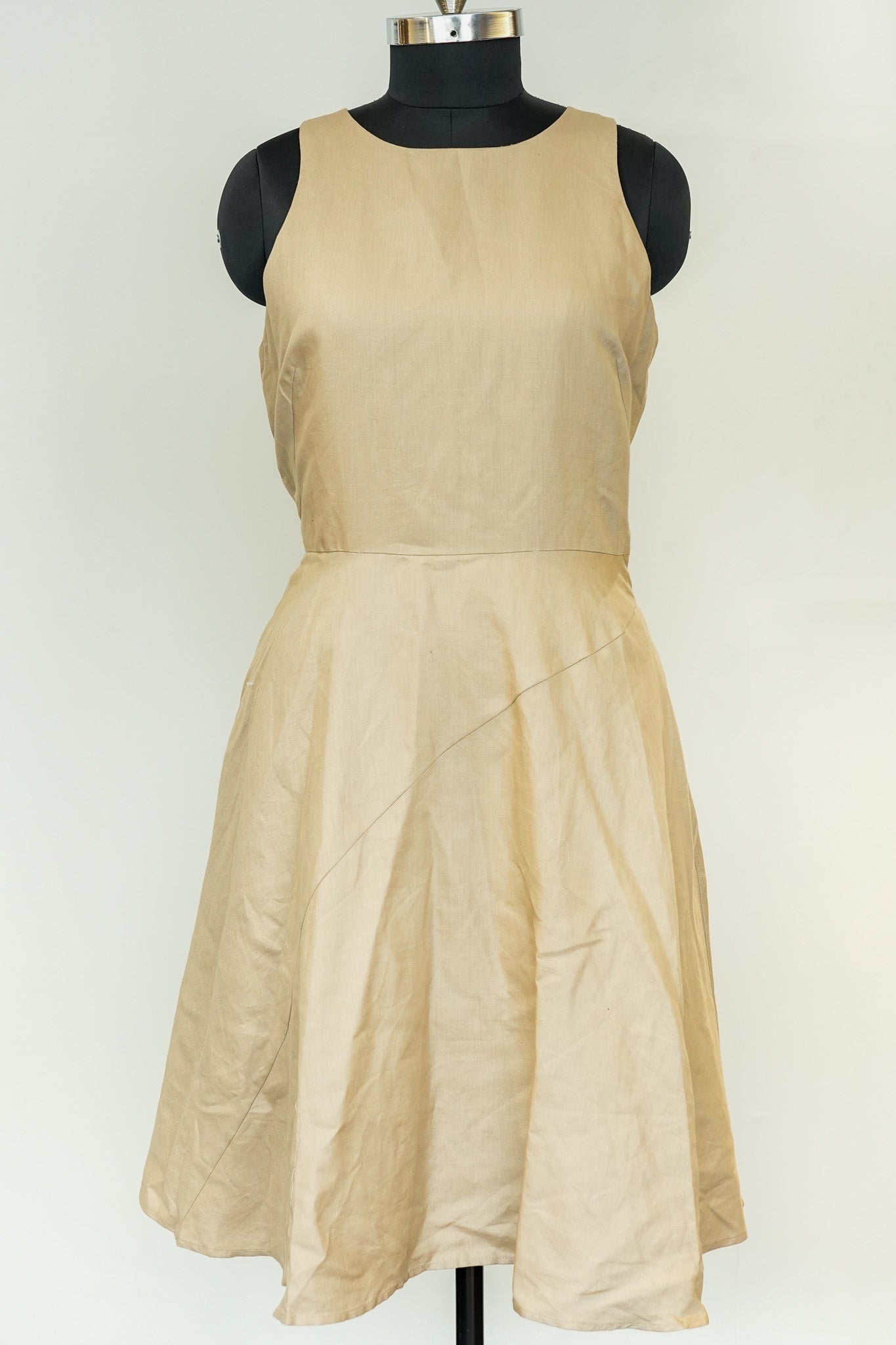 Beige Flowy Dress