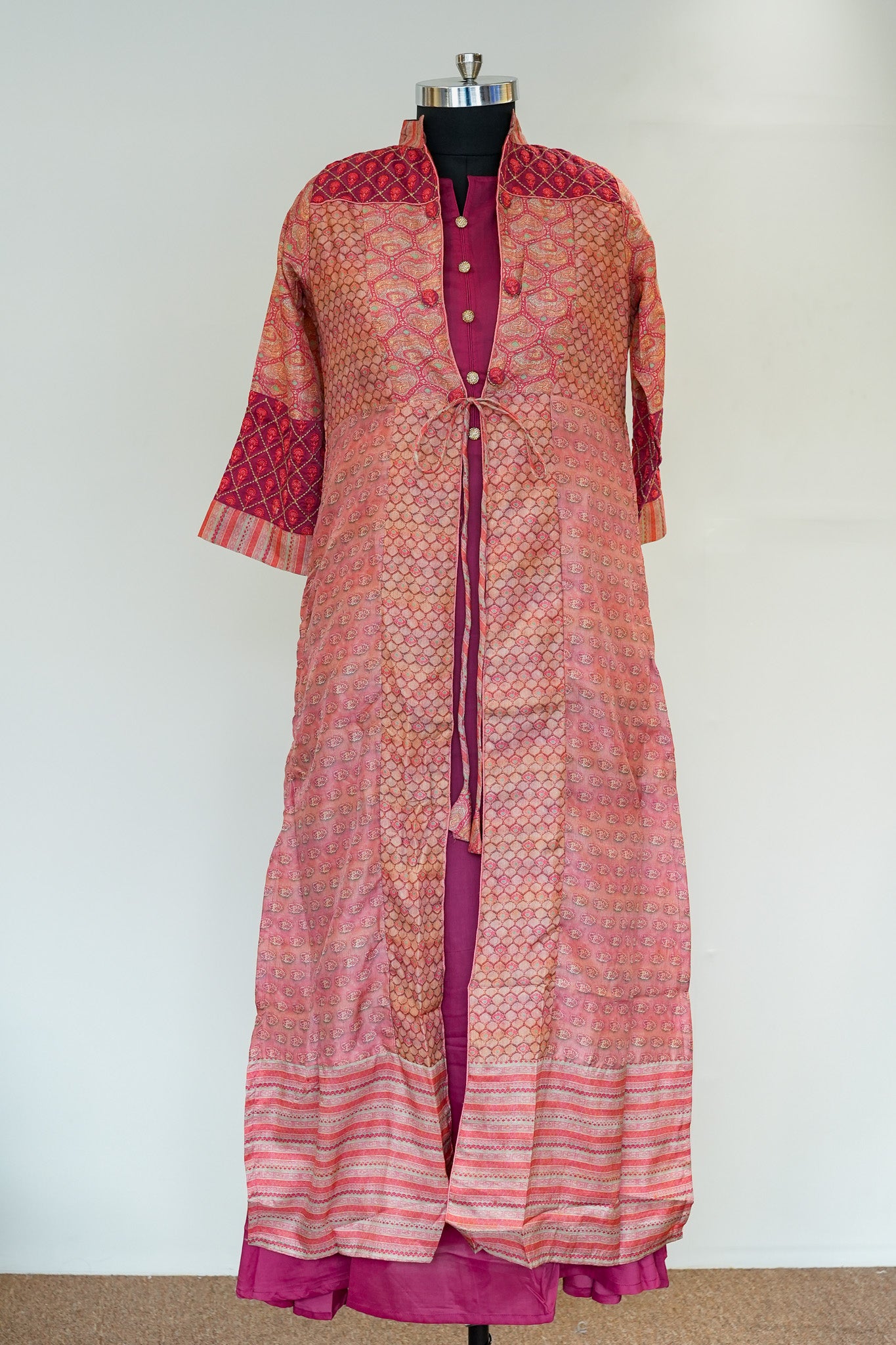 Reema Printed Cape Kurta
