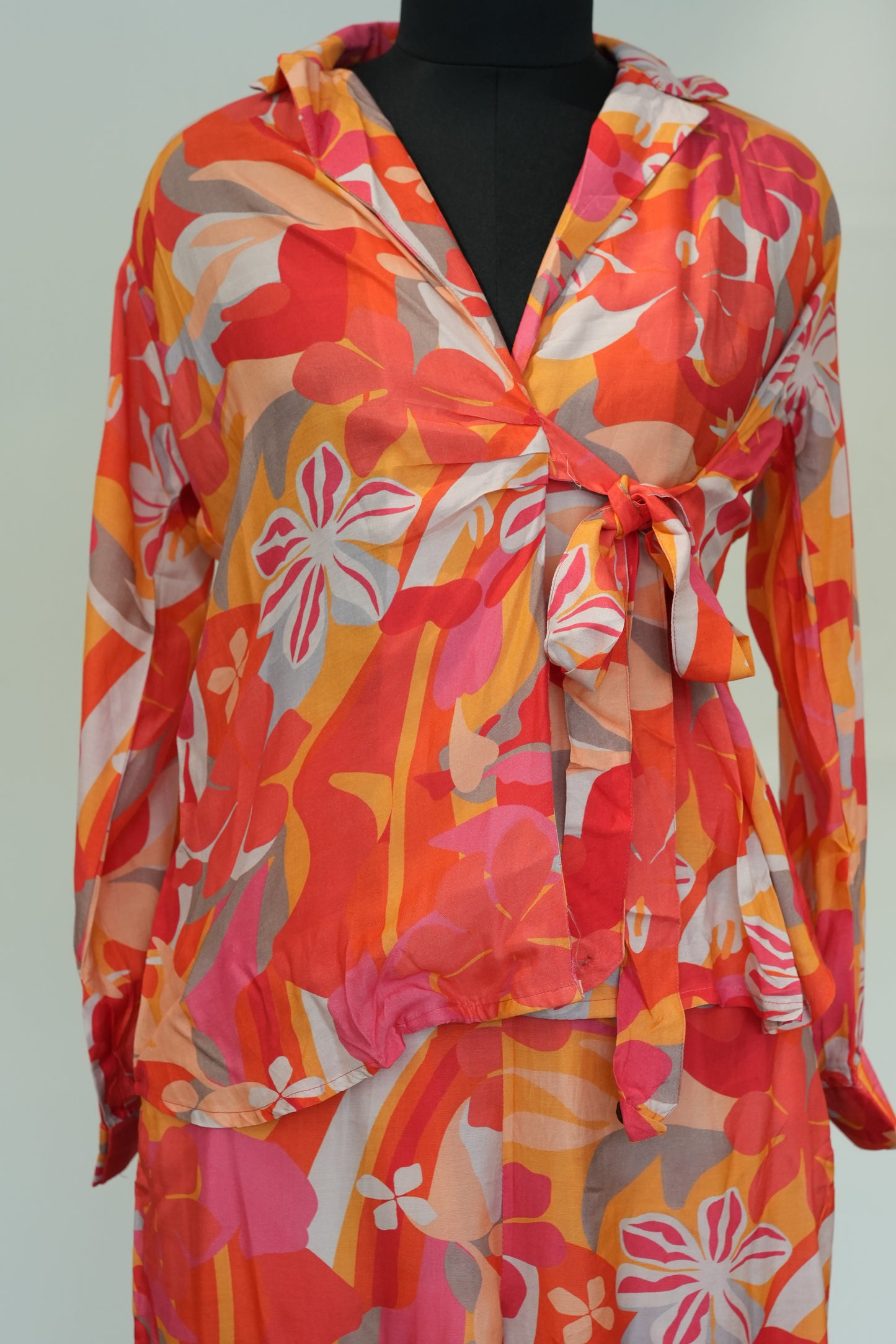 Vaeli Printed Side Knot Co ord Set
