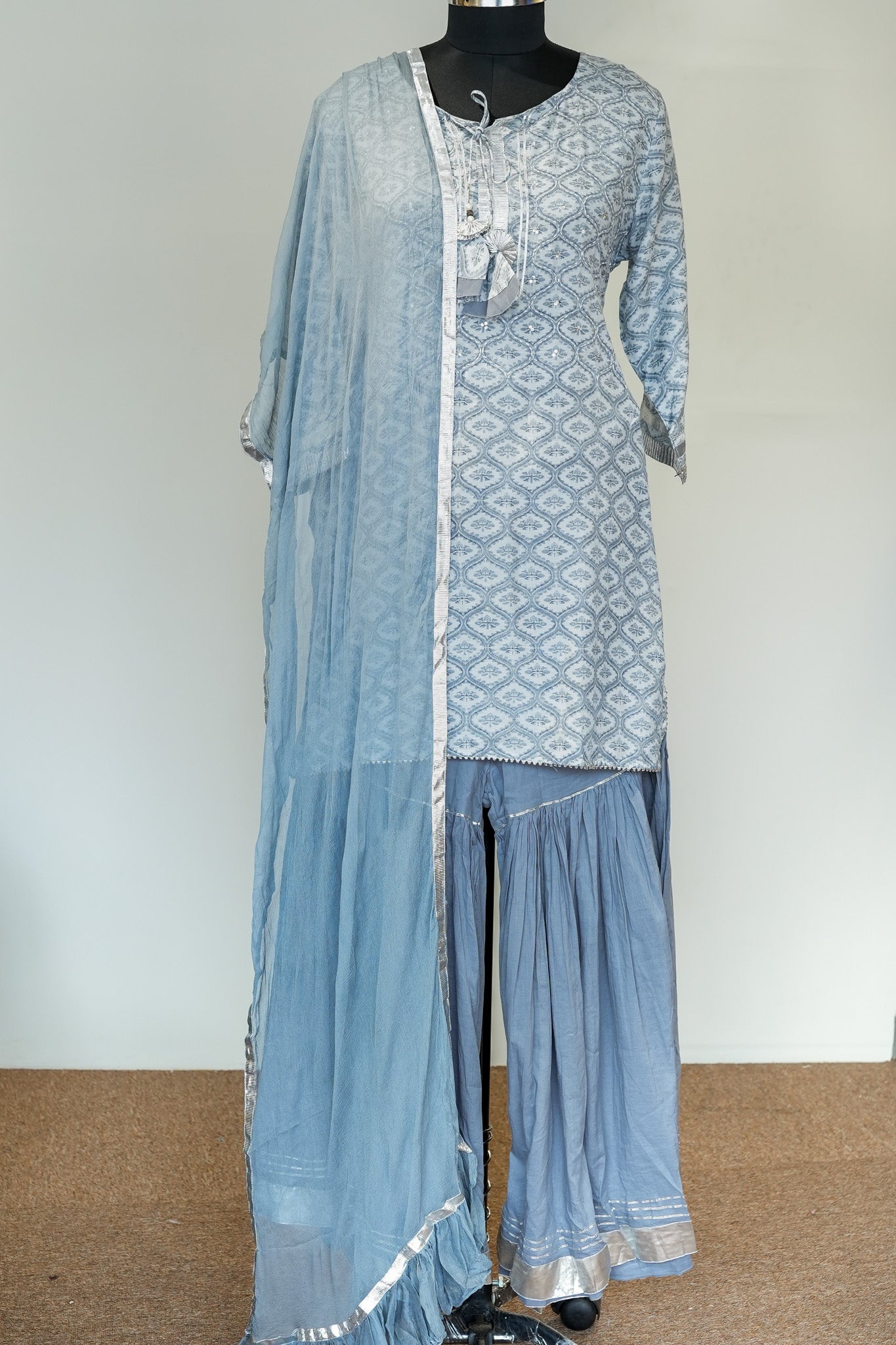 Doha Printed Sharara Set