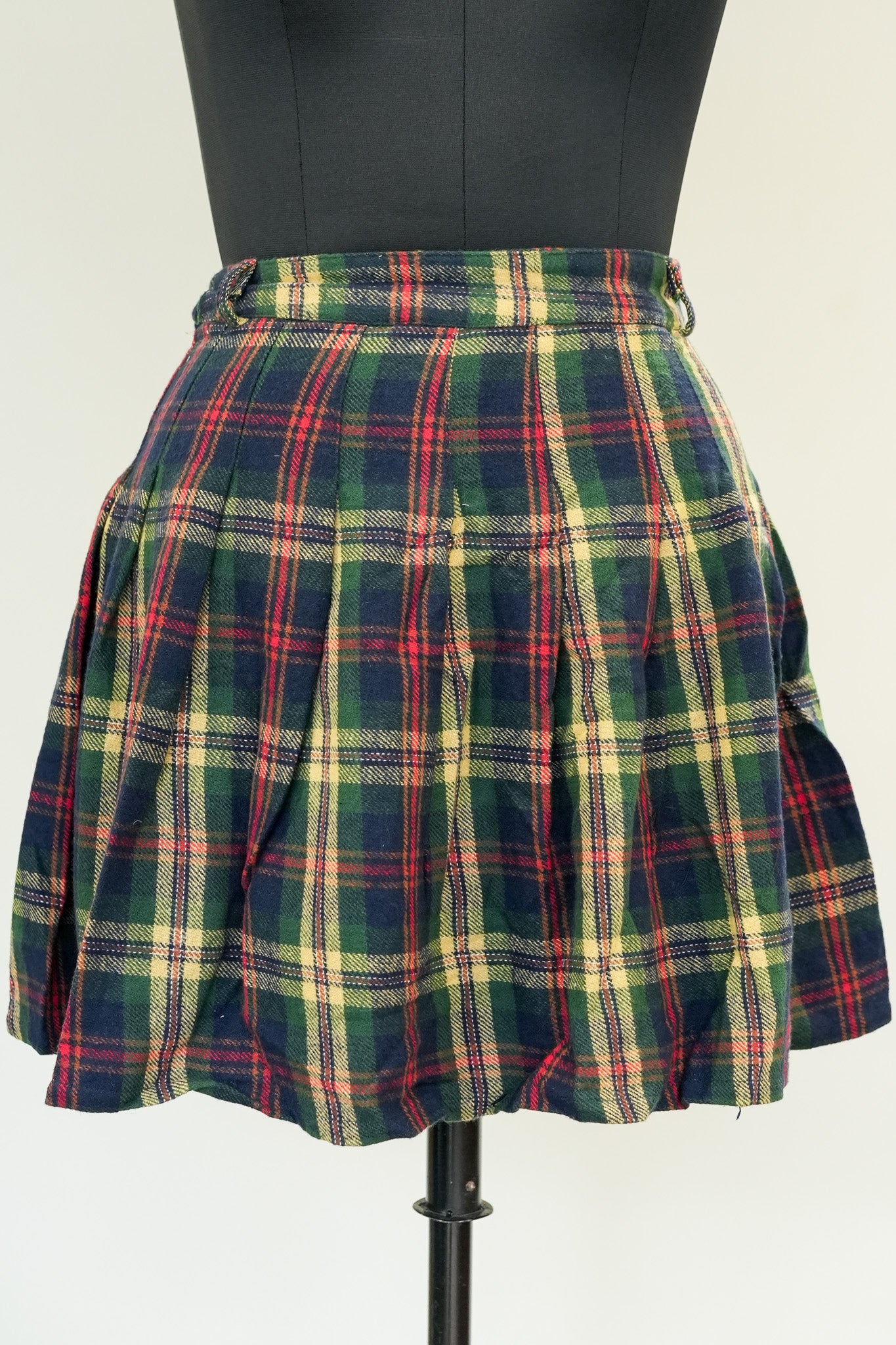 Check Short Skirt