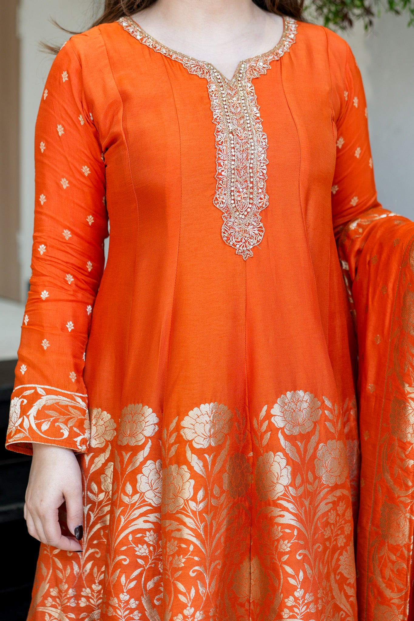 Charvika Embroidered Anarkali Suit Set