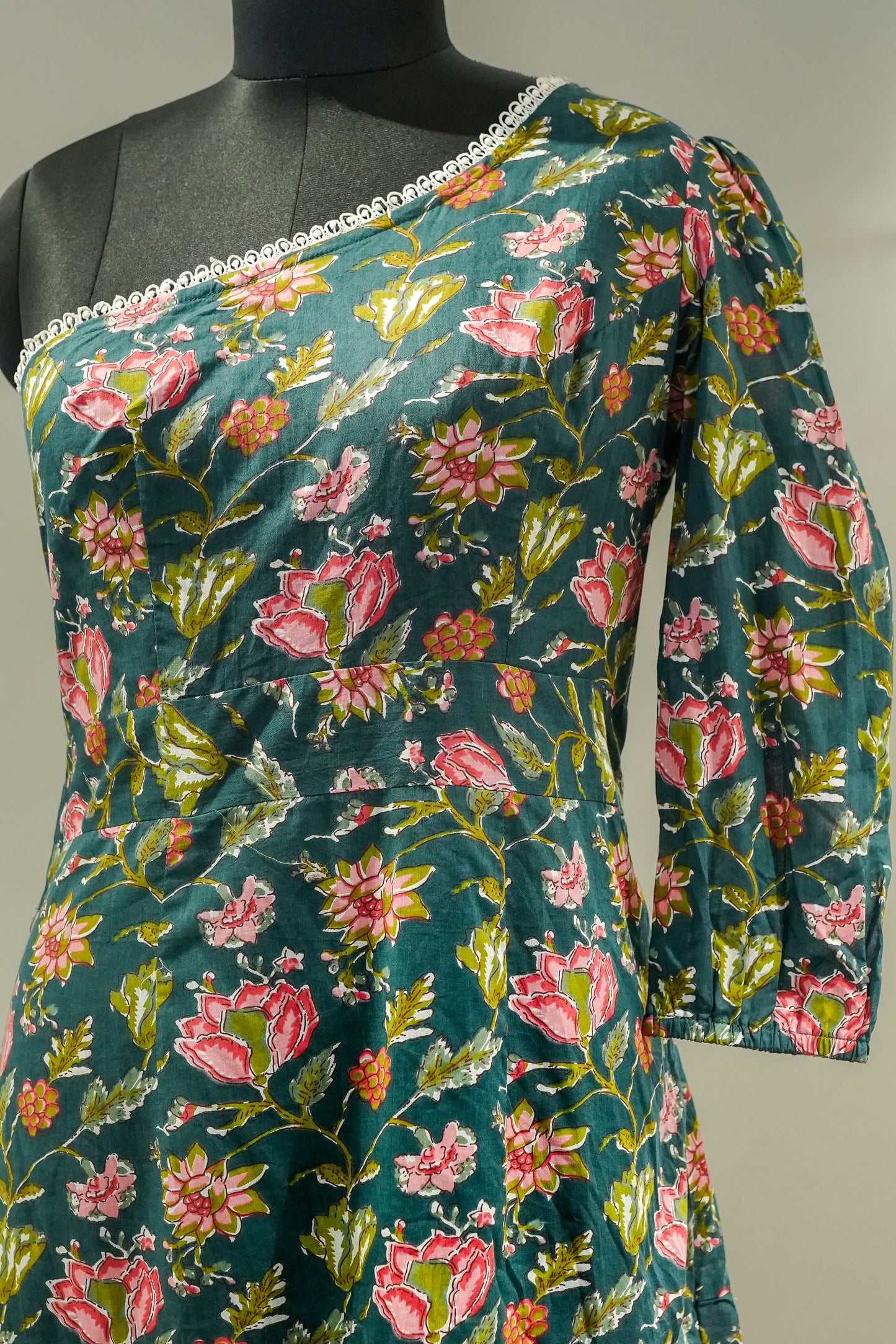 Floral Off Shoulder Short Dress