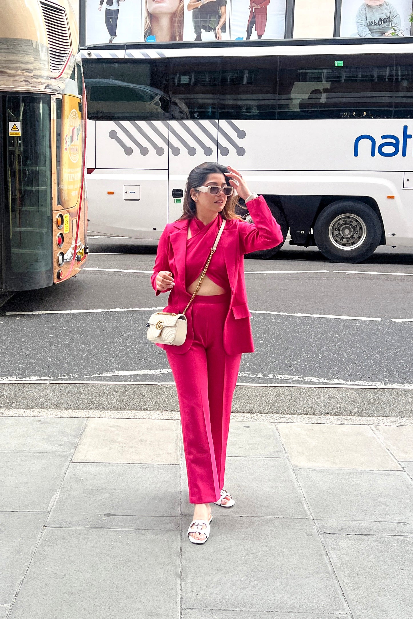 Ally Hot Pink Three Piece Cord Set