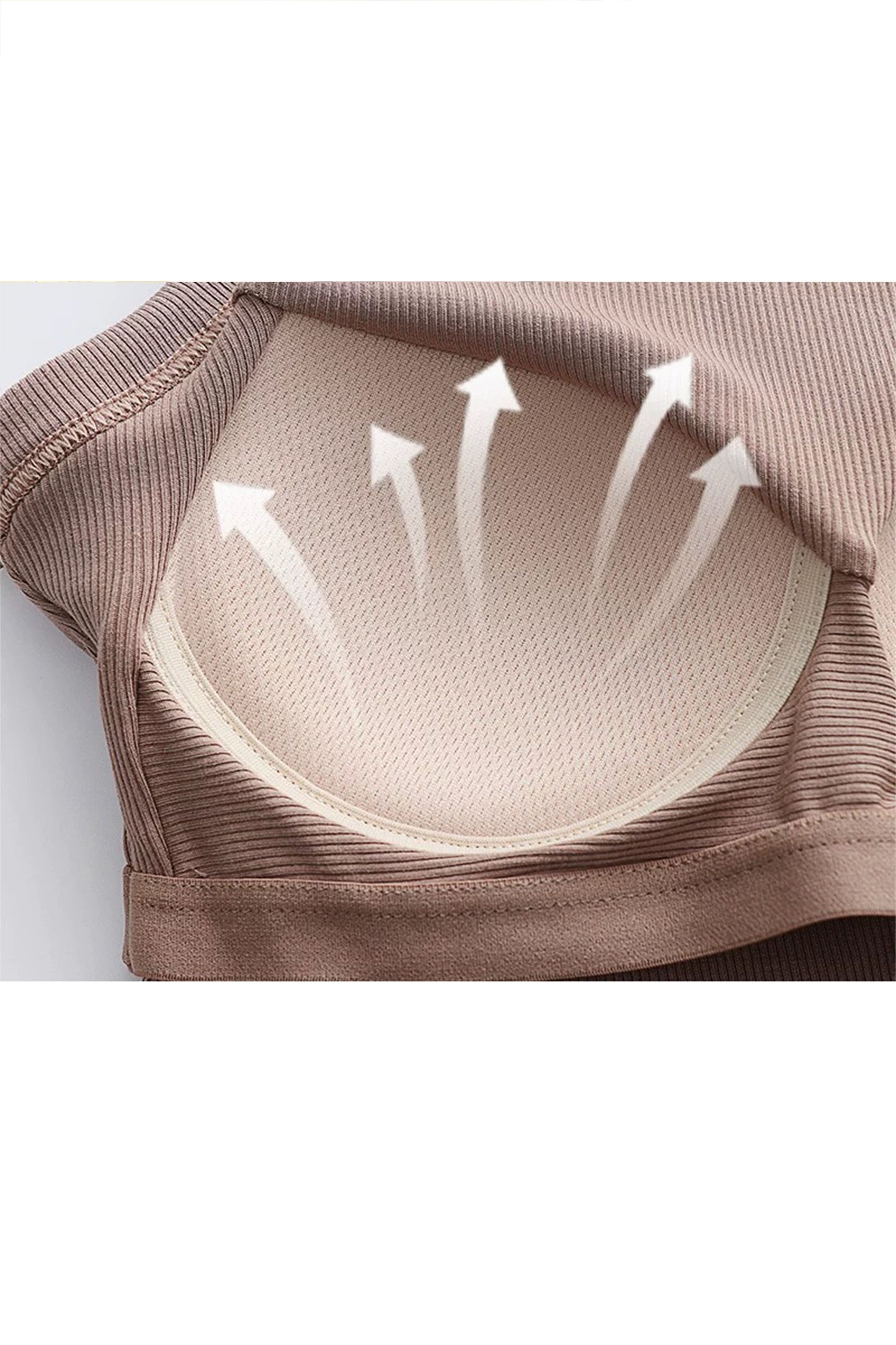 Nexo Crop Tank Top With Inbuilt Bra