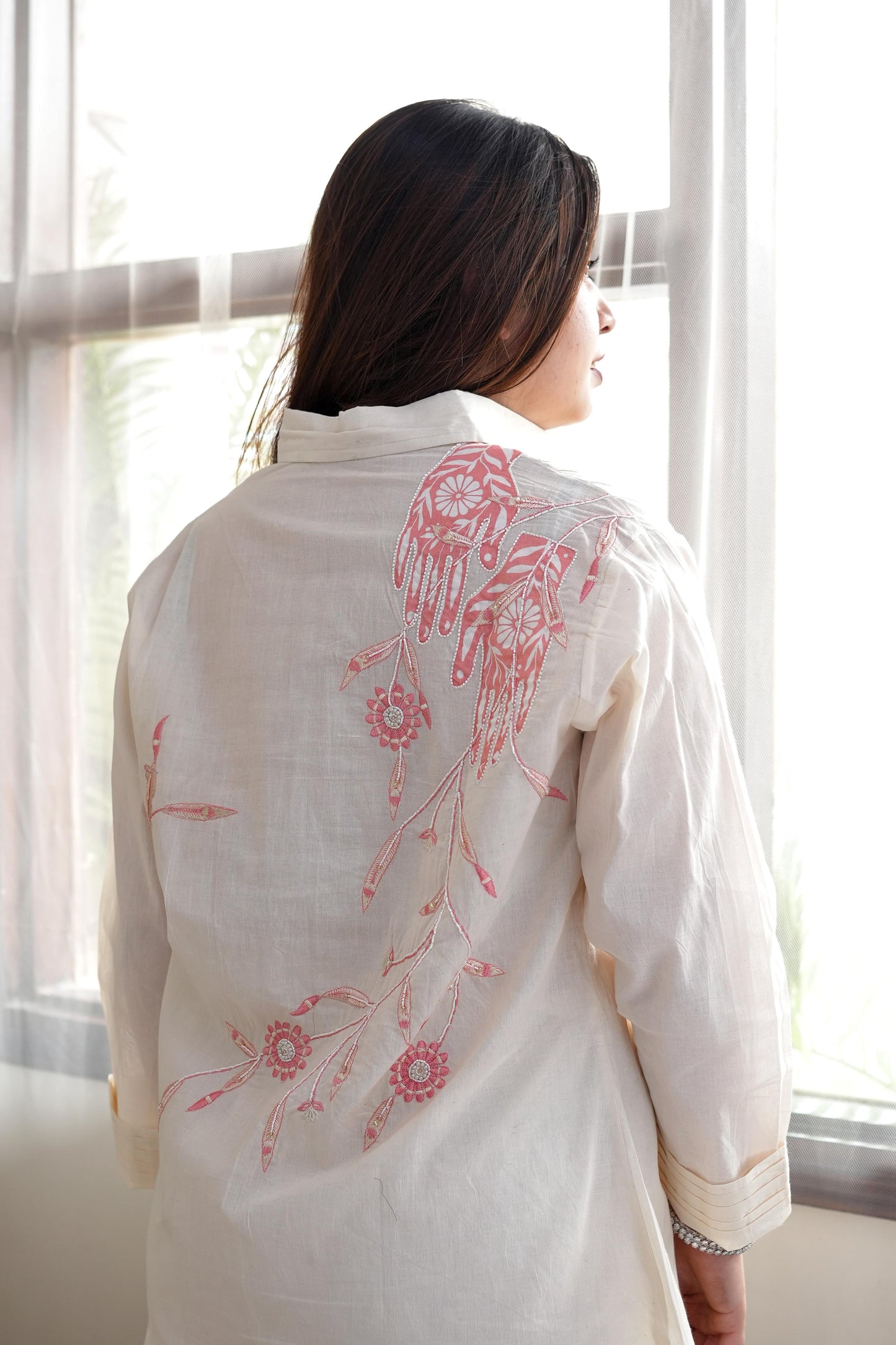 Aarna Floral Embroidered Co ord Set
