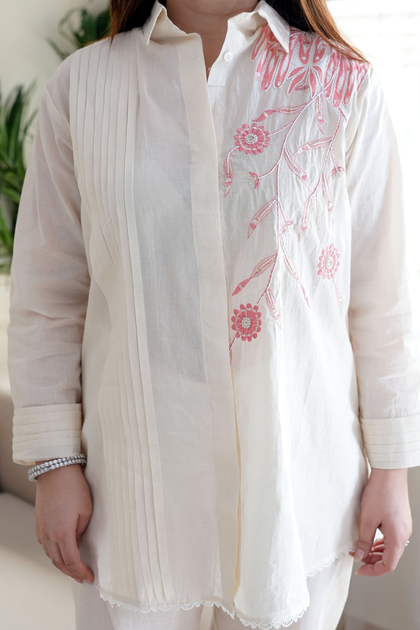 Aarna Floral Embroidered Co ord Set