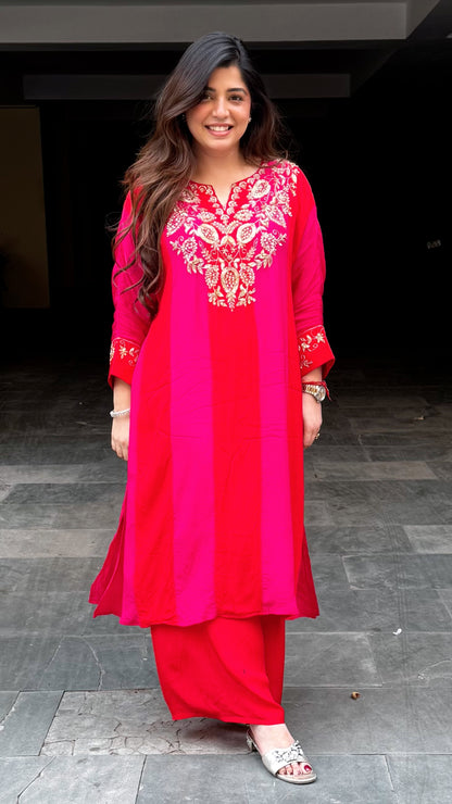 Gaura Embroidered Cord Set