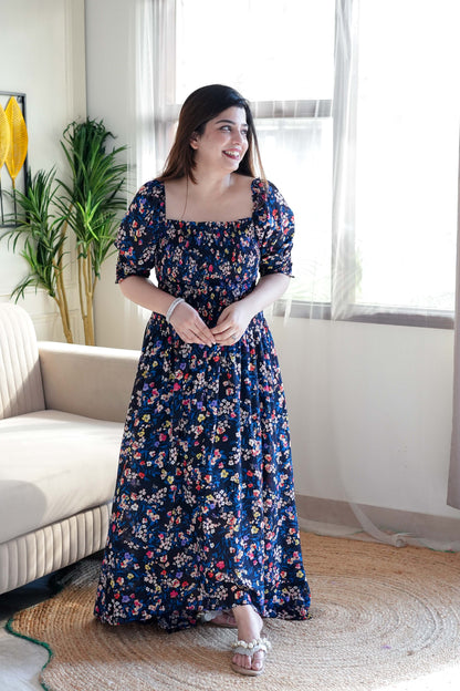 Alison Floral Printed Maxi Dress