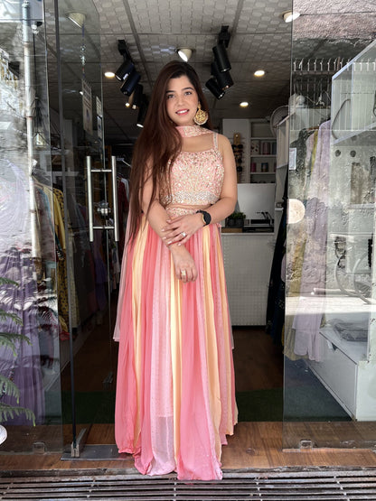 Shubha Shades Of Pink Lahenga
