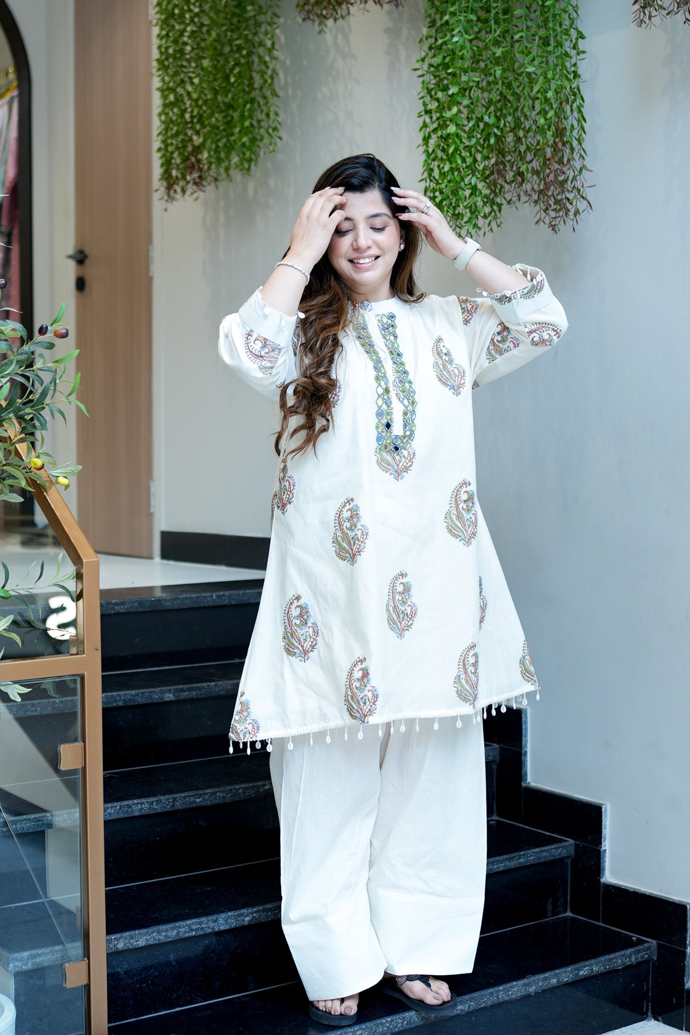 Jigar Printed Cotton Farsi Salwar Set