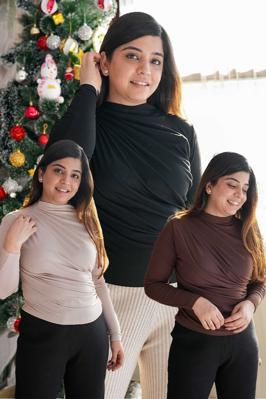 Nora Pleated Full Sleeves Top