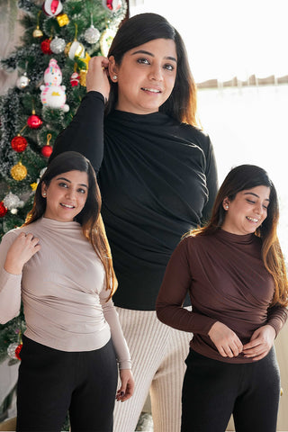 Nora Pleated Full Sleeves Top