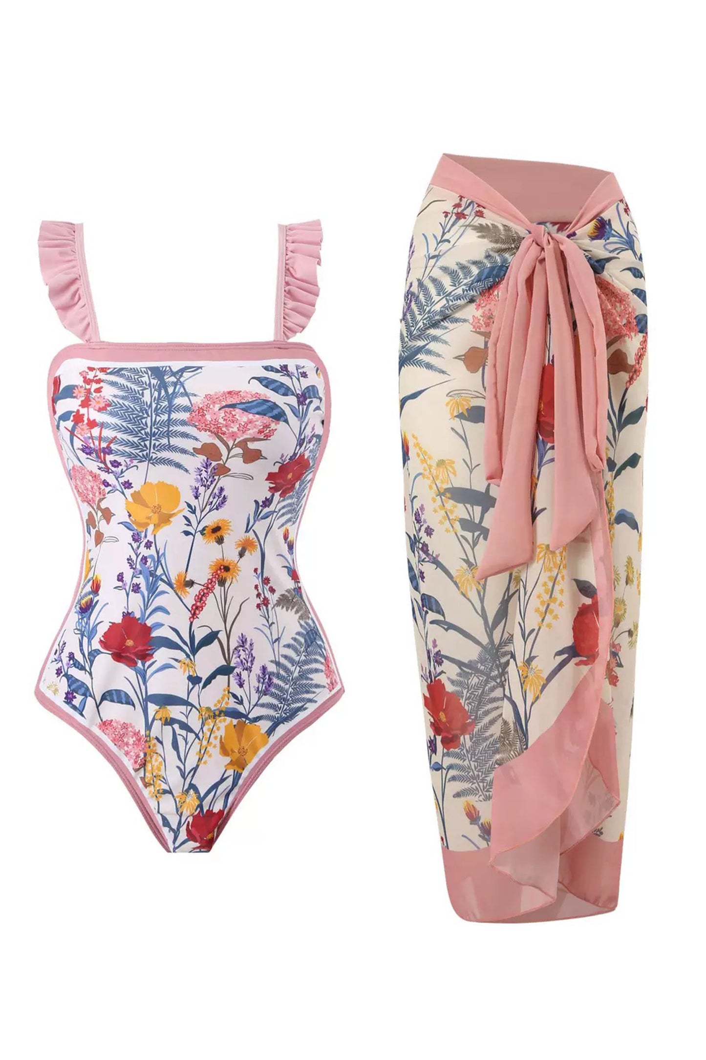 Gessy Swimsuit With Sarong