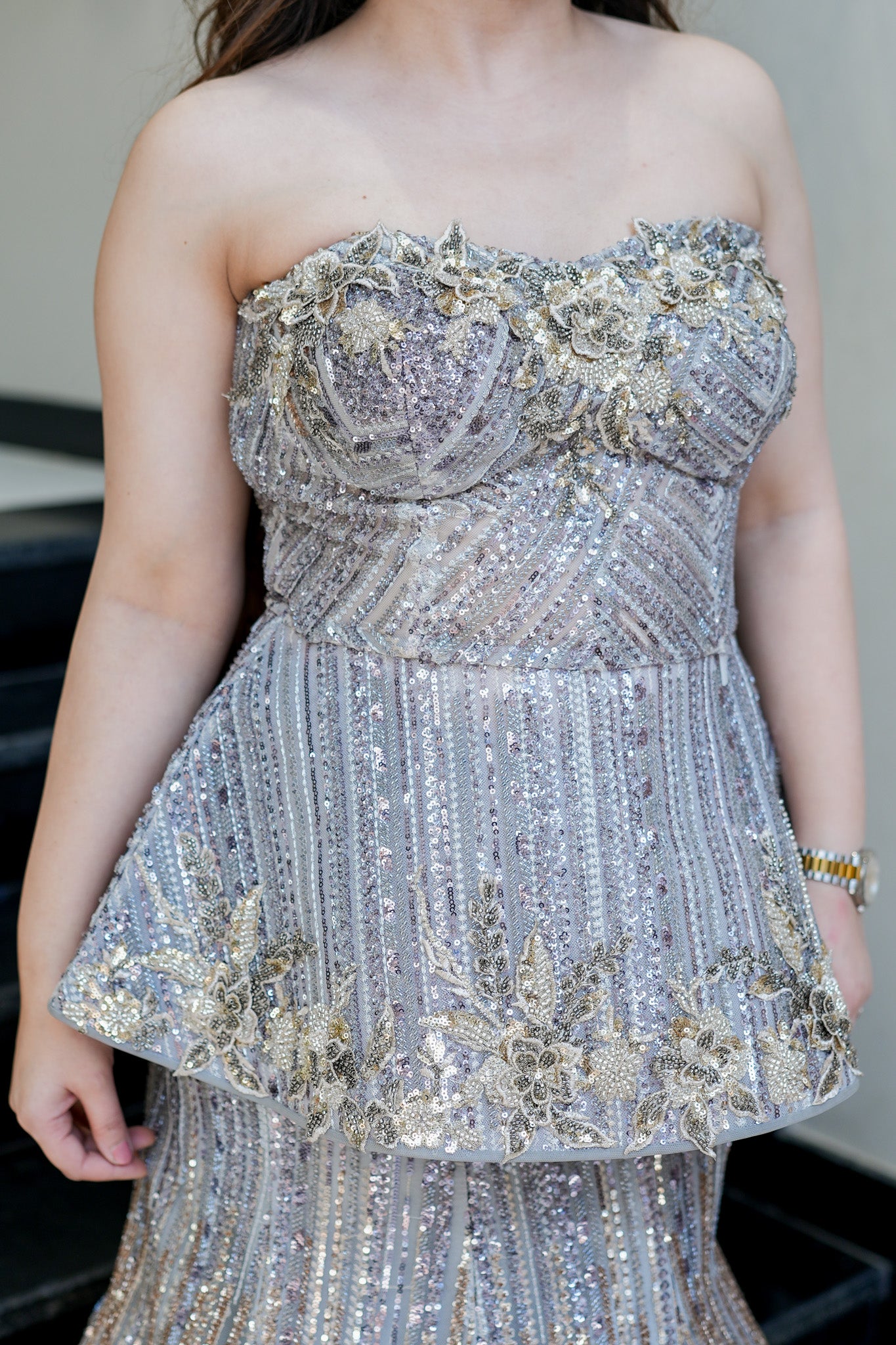 Terra Peplum Fish Cut Lehenga