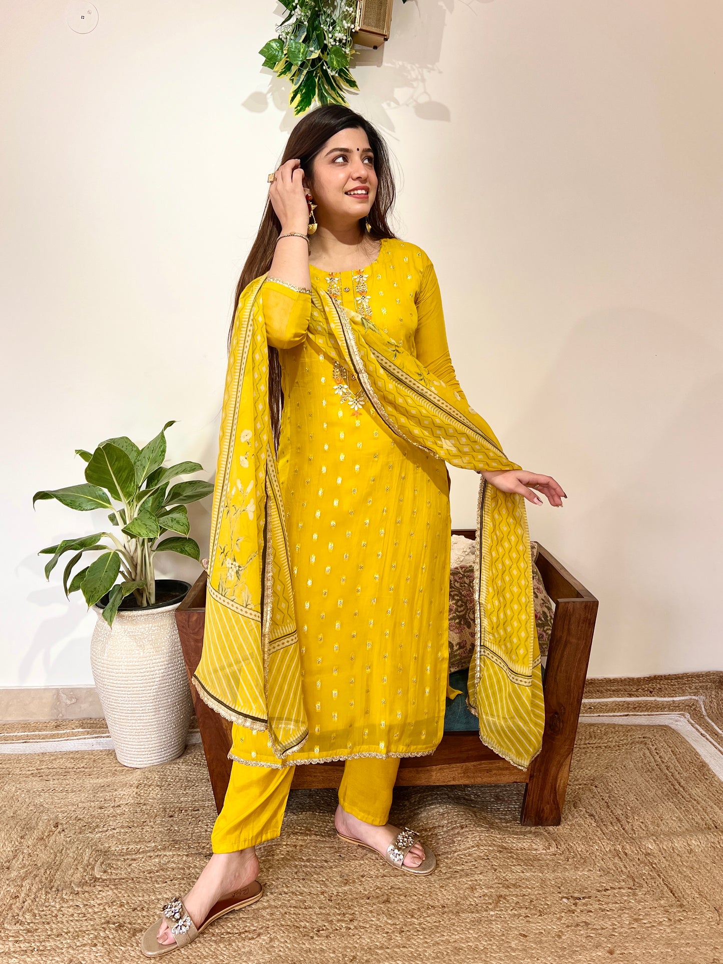 Meet Yellow Suit Set