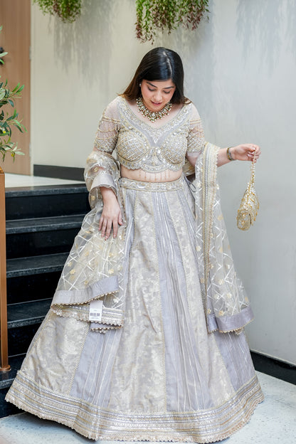 Chand Banarasi Voluminous Lehenga