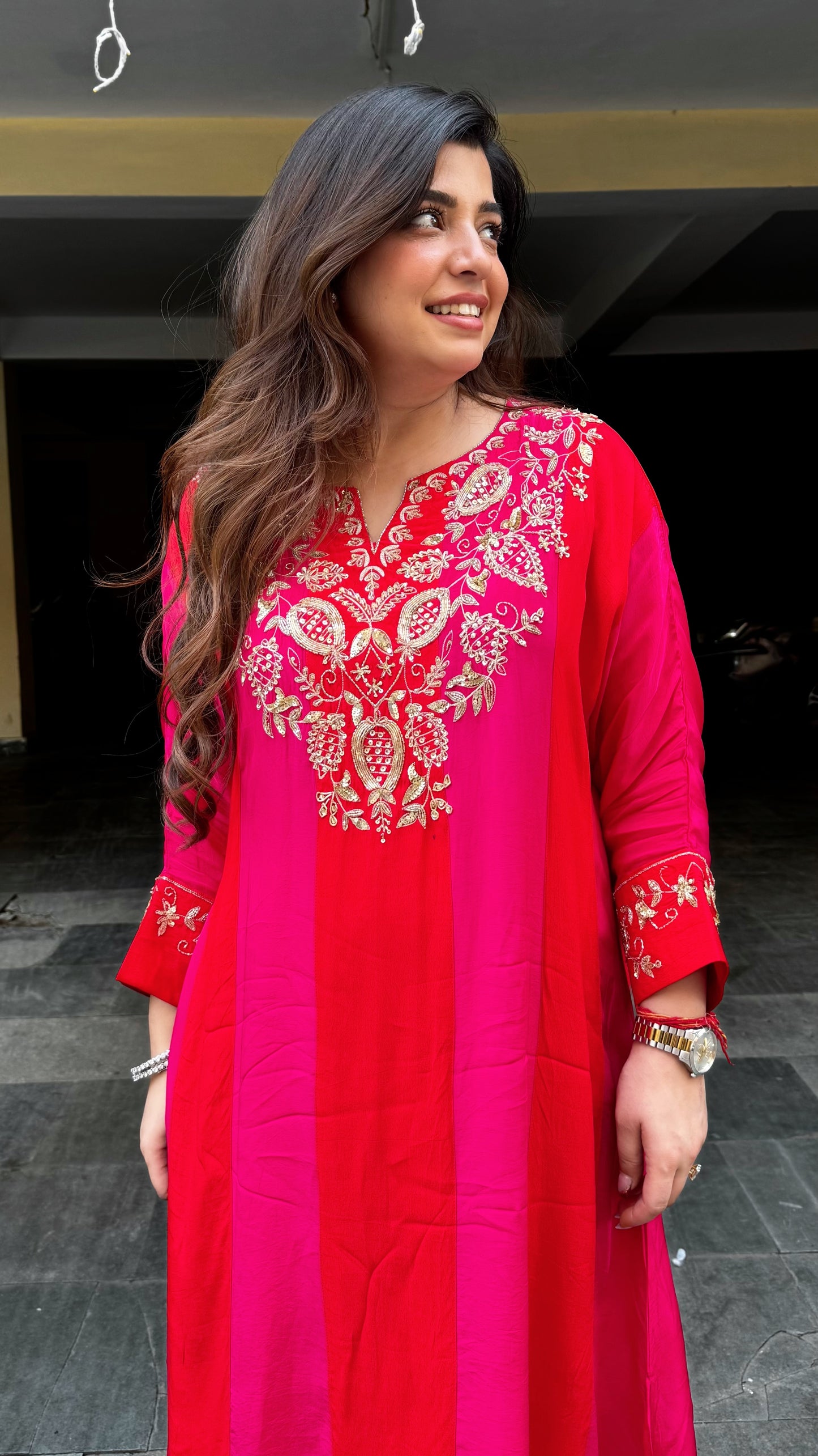 Gaura Embroidered Cord Set