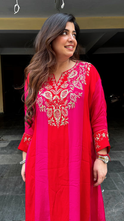 Gaura Embroidered Cord Set