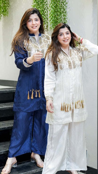 Heerat Embroidered Cord Set