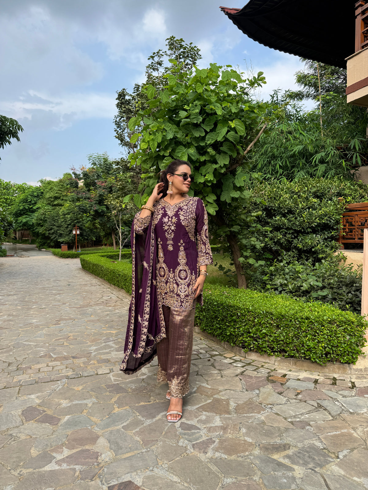 Seerat Embroidered Suit Set