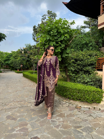 Seerat Embroidered Suit Set