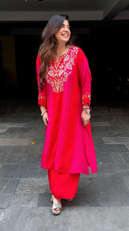 Gaura Embroidered Cord Set