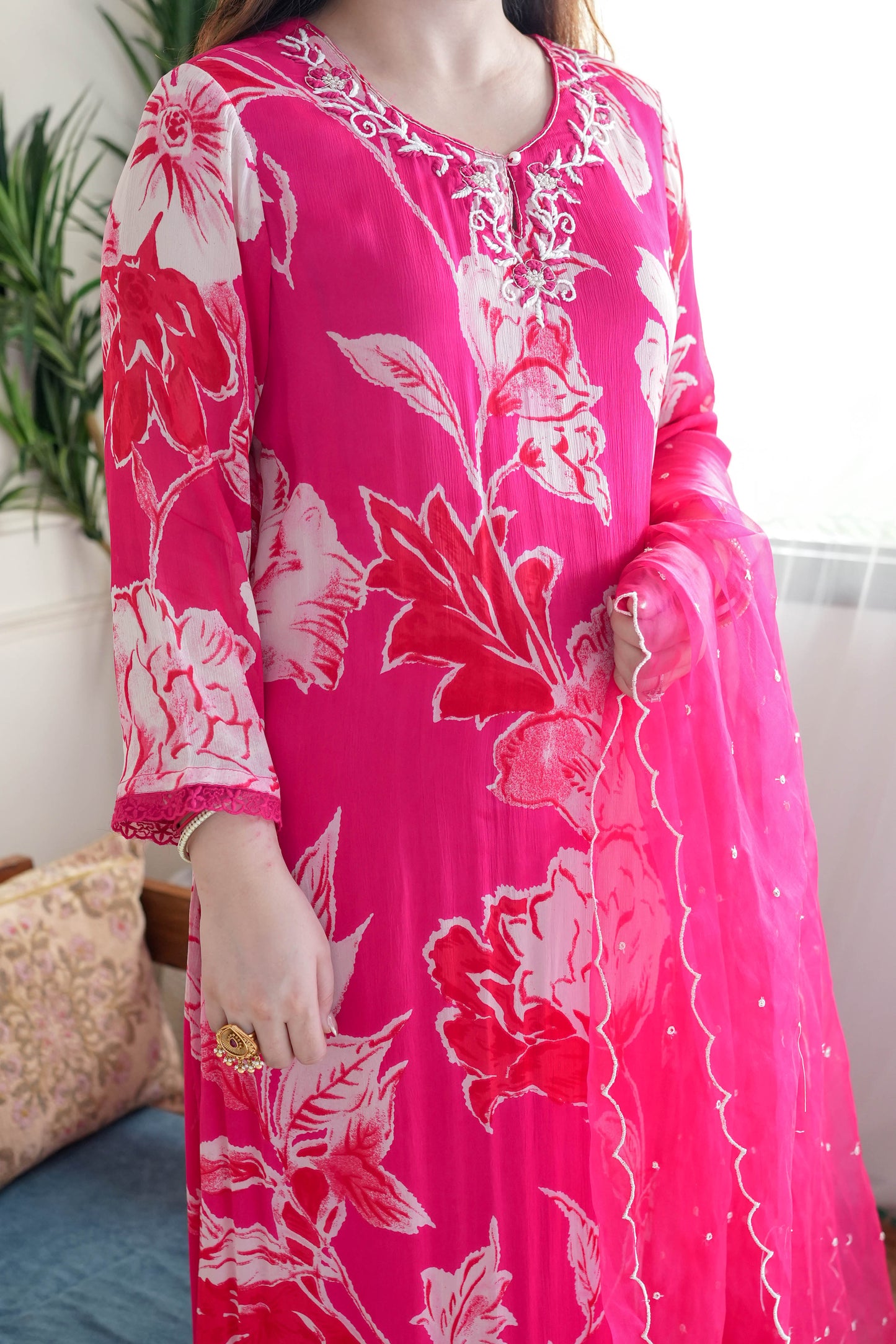 Nusrat Floral Printed Suit Set