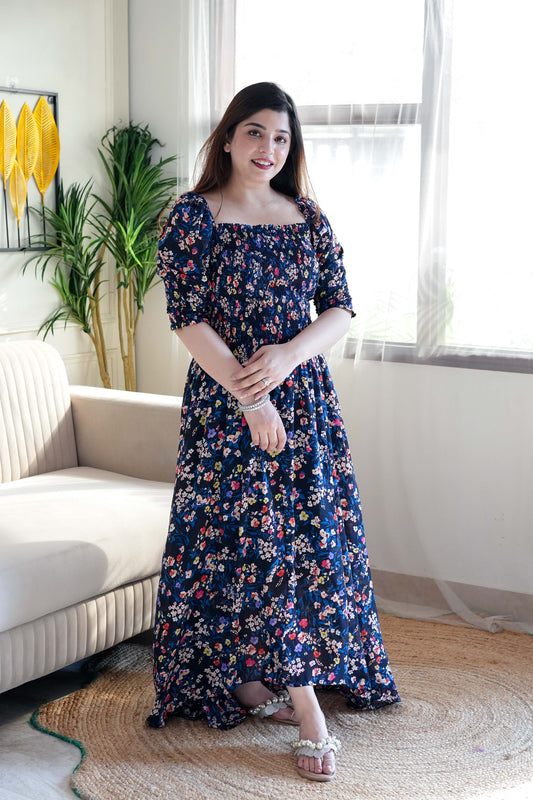 Alison Floral Printed Maxi Dress