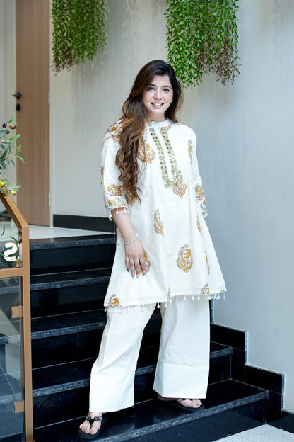 Jigar Printed Cotton Farsi Salwar Set
