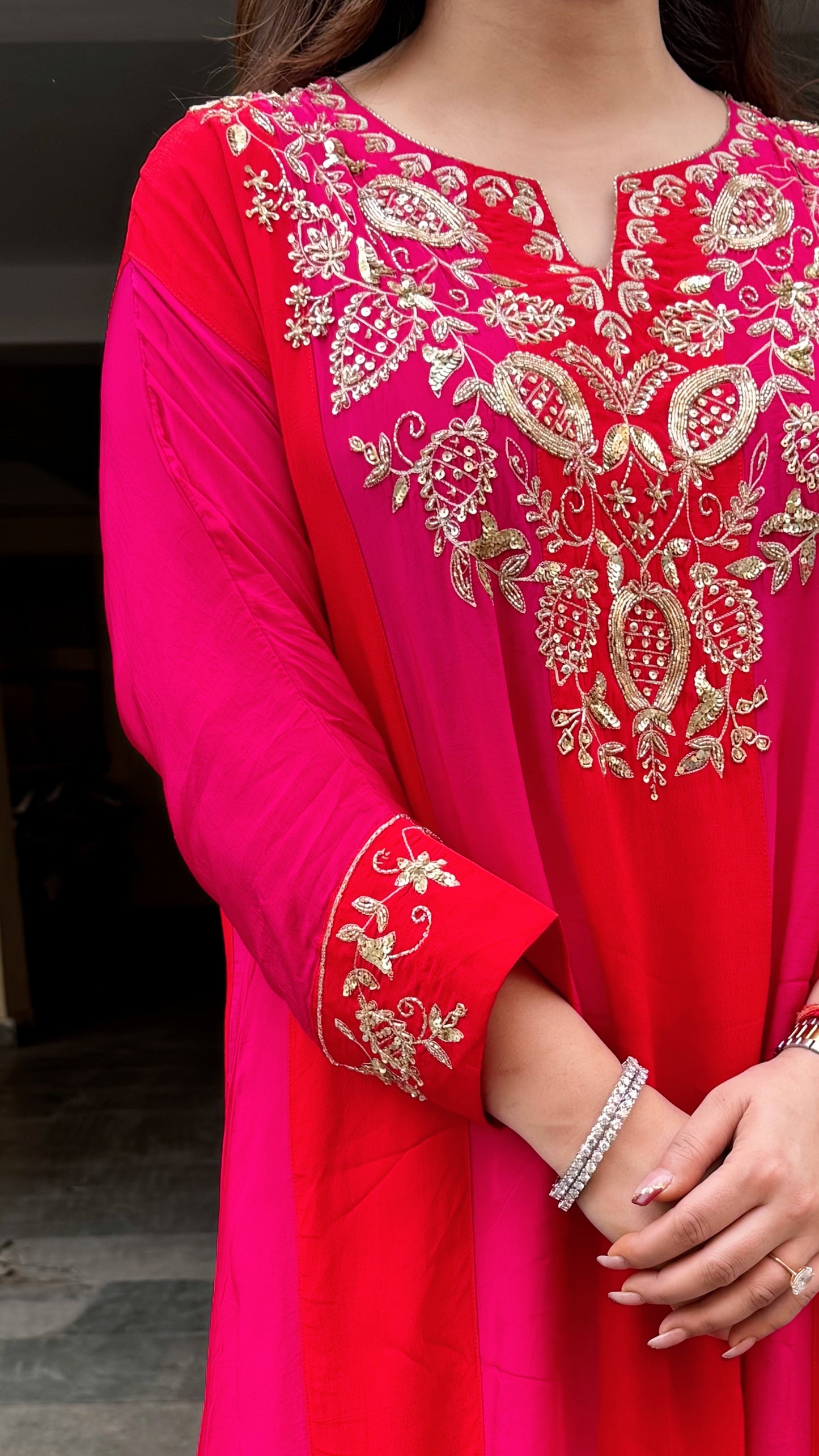 Gaura Embroidered Cord Set