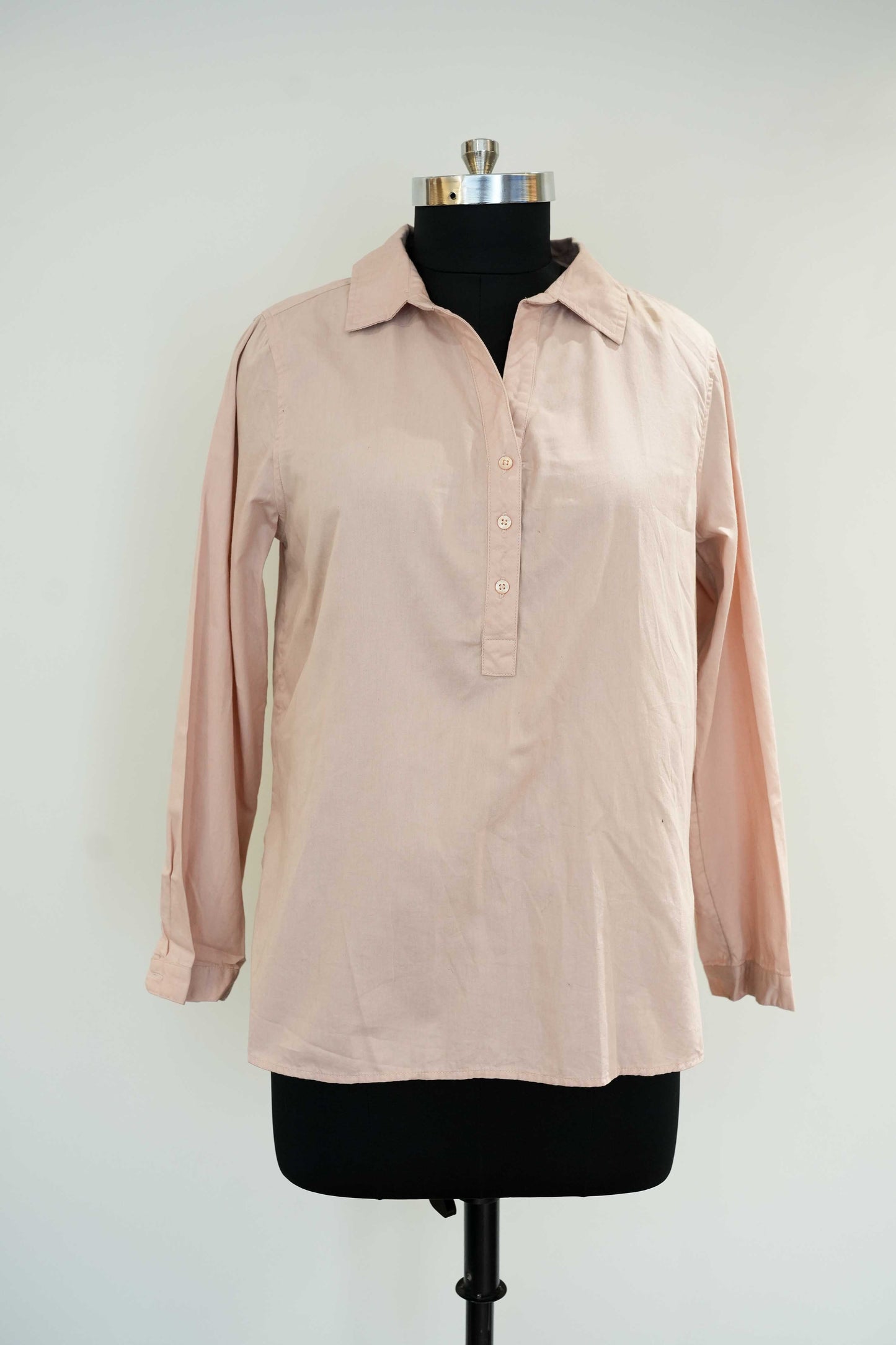 Peach Full Sleeves Shirt