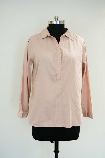 Peach Full Sleeves Shirt