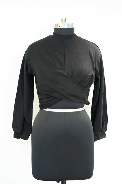 Black Short Sweatshirt