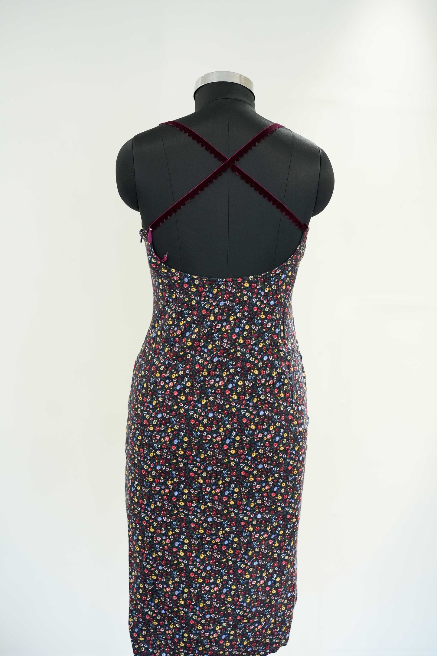 Floral Print Striped Dress