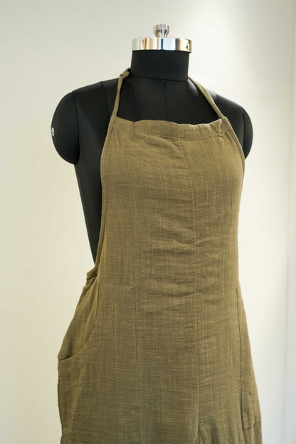 Olive Backless Jumpsuit
