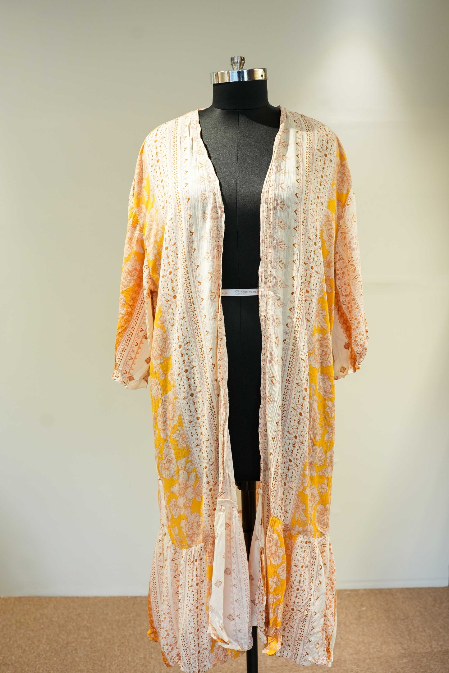 Printed Long Cape