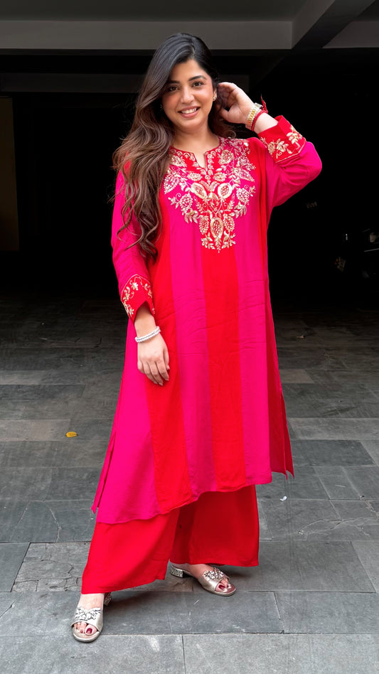 Gaura Embroidered Cord Set